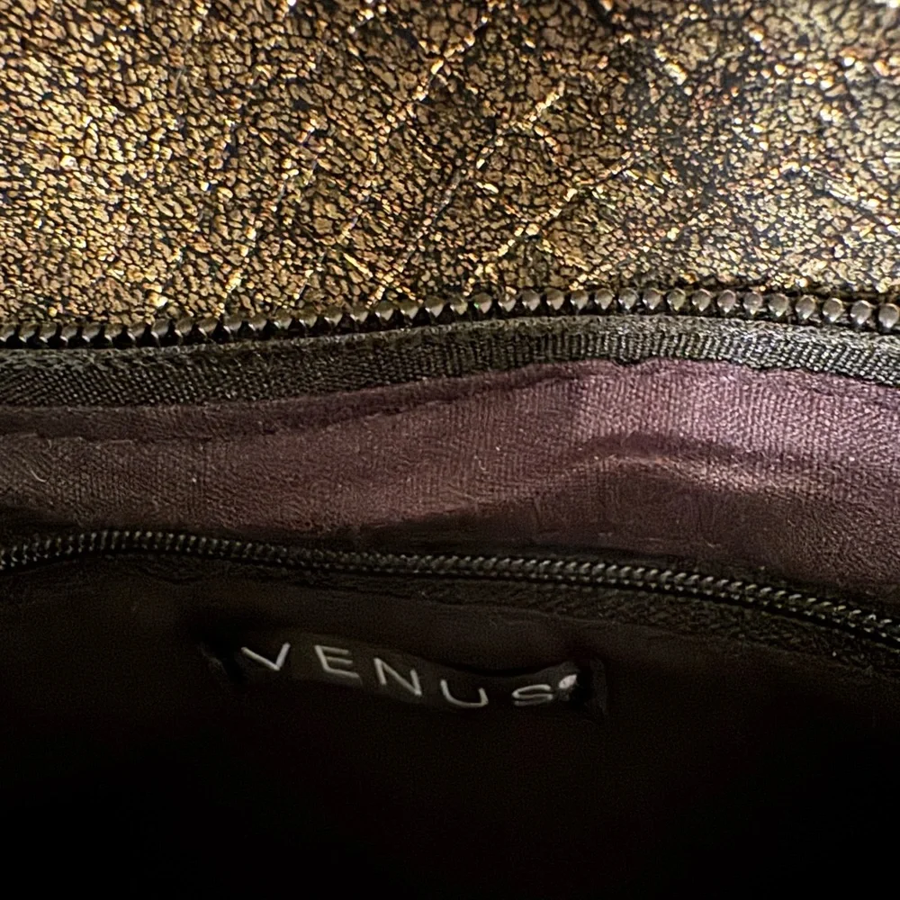 Elegant Black and Gold VENUS Women's Bag